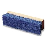 Carlisle 10" Deck Scrub Brush, Blue Polypropylene Bristles (CFS36193P14)