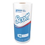 Scott Choose-A-Sheet Mega Roll Paper Towels, 1-Ply, White, 24/Carton (KCC47031)