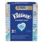 Kleenex Trusted Care Facial Tissue, 2-Ply, White, 12 Packs (KCC50219)