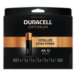Duracell Optimum Batteries, AA, 1.5 V, 12 Batteries/Pack (DUROPT1500B12PR)