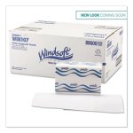 Windsoft 107 Singlefold Paper Towels, White, 4,000 Towels (859-107)
