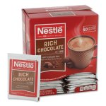 Nestle Instant Hot Cocoa Mix, Rich Chocolate, 71/100 oz, 50/Box (NES25485)
