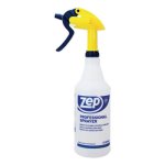 Zep Professional Trigger Spray Bottle, 32 oz, Clear Plastic (ZPEHDPRO36EA)