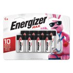 Energizer MAX C Alkaline Batteries, 1.5 V, 8 Batteries (EVEE93FP8)