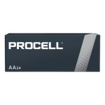 Procell Alkaline Size AA Batteries, 1.5 V, 24/Box (DURPC1500BKD)