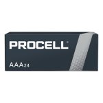 Procell Alkaline Size AAA Batteries, 1.5 V, 24/Box (DURPC2400BKD)