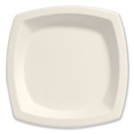 Solo Cup Eco-Forward Disposable Plates, Ivory, 125 Plates (SCC6PSC2050PK)