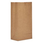 GEN 8# Paper Bag, 35-Pound Base, Kraft, 6-1/8 x 4.17 x 12-7/16 (BAGGK8500)
