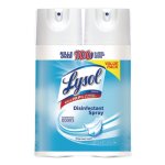 Lysol Disinfectant Spray, Crisp Linen, 12.5 oz Aerosol, 2/Pack (RAC89946PK)