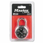 Master Combination Lock, Stainless Steel, 1-7/8", Black Dial (MLK1500D)