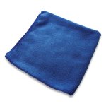 Impact Lightweight Microfiber Cloths, 16 x 16, Blue, 240/Carton (IMPLFK501)