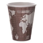 Eco-products Compostable Hot Cups, 8 oz., Maroon, 800 cups (ECOEPBNHC8WD)