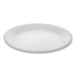 Pactiv Unlaminated Foam Dinnerware, Plate, 9", White, 500 Plates (PCT0TH10009)