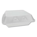 Pactiv SmartLock Hinged Lid Containers, White, 150 Containers (PCTYHLWV9030000)