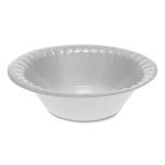 Pactiv Laminated Foam Dinnerware, Bowl, White, 1,000 Bowls (PCTYTK100120000)