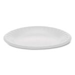 Pactiv Unlaminated Foam Dinnerware, Plate, White, 1,000 Plates (PCTYTH100060000)