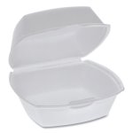 Pactiv Hinged Lid Containers, Single Tab Lock, 500 Containers (PCTYTH100790000)