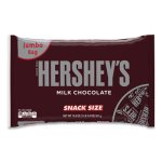 Hershey's Snack Size Bars, Milk Chocolate, 19.8 oz Bag (GRR24600010)