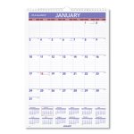12 x 26-1/2 AT-A-GLANCE 2020 Wall Calendar 3-Month Display Large PMLF1128 Move-a-Page 