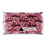 Hershey's KISSES, Milk Chocolate, Pink Wrappers, 66.7 oz Bag (GRR24600052)