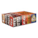 Hershey's Full Size Chocolate Candy Bar Variety Pack, Assorted 1.5 oz Bar, 30 Bars/Box (GRR24600031)