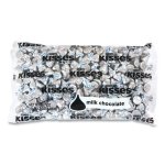 Hershey's KISSES, Milk Chocolate, Silver Wrappers, 66.7 oz Bag (GRR24600054)