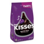 Hershey's KISSES Special Dark Chocolate Candy, Party Pack, 32.1 oz Bag (GRR24600419)