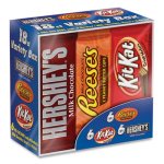 Hershey's Full Size Chocolate Candy Bar Variety Pack, Assorted 1.5 oz Bar, 18 Bars/Box (GRR24600349)