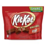 Kit Kat Miniatures Milk Chocolate Share Pack, 10.1 oz Bag, 3/Pack (GRR24600425)