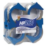 Duck HP260 Packaging Tape w/Dispenser, 1.88" x 60 yd, 3" Core, 4/Pk (DUC0007725)