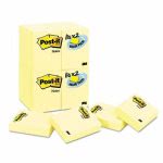 Post-it Notes, 1-1/2 x 2, Canary Yellow, 90-Sheet Pads, 24 Pads (MMM65324VADB)