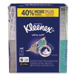 Kleenex Ultra Soft Facial Tissue, 3-Ply, 65 Sheets per Box, 4 Boxes (KCC50173)