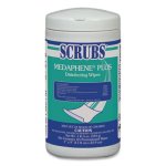 SCRUBS® Medaphene Disinfectant Wipes, Citrus, 6 Canisters (ITW96365)