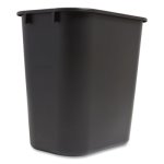 Coastwide Open Top 7 Gal Trash Can, Plastic, Black, Each (CWZ124867)