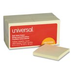 Universal Self-Stick Notes, 3 x 3, Yellow, 18 100-Sheet Pads/Pack (UNV35688)