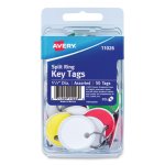 Extra Color-Coded Key Tags for Key Tag Rack 18 Pack Assorted 1 1/8 x 2 1/4 4/Pack 