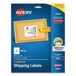 Avery 8164 White Shipping Labels, 3-1/3" x 4", 150 Labels (AVE8164)