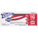 Ziploc Double Zipper 1 Gallon Food Storage Bags, 250 Bags (SJN682257)
