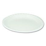 Pactiv Unlaminated Foam Dinnerware, Plate, White, 540 Plates (PCT0TH10010000Y)