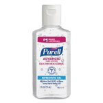 Purell Advanced Hand Sanitizer Gel, 2 oz Flip Top, 24 Bottles (GOJ960624S)