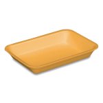 Pactiv Supermarket Trays, 1-Comp, 8.63 x 6.56 x1.27, Yellow, 400/CT (PCT51P304D)