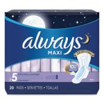 Always Maxi Pads with Wings, Extra Heavy Overnight, 120 Pads (PGC17902)