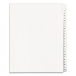 Avery Side Tab Dividers, 25-Tab, 1-25, Letter, White, 25 per Set (AVE01701)