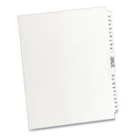 Avery-Style Legal Side Tab Divider, Title: 51-75, White, 1 Set (AVE11396)