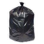 Coastwide 30 Gal Resin Can Liners, 1.35 mil, Black, 150/Carton (CWZ364784)