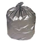 Coastwide 60 Gal Low-Density Can Liners, 1.7 mil, Silver, 50/CT (CWZ814895)