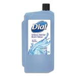 Dial Body Wash, Spring Water, 1 L Refill Cartridge, 8 Refills (DIA04031)