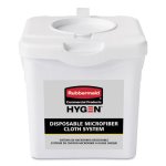 Rubbermaid Hygen Disposable Microfiber Charging Bucket, 4/Carton (RCP2135007)