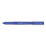 Paper Mate Ballpoint Pen, Fine 0.8 mm, Blue Ink/Barrel, Dozen (PAP2124512)