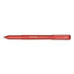 Paper Mate Ballpoint Pen, Fine 0.8 mm, Red Ink/Barrel, Dozen (PAP2124517)